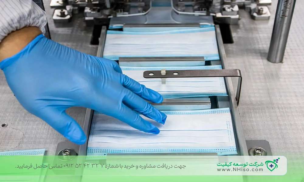 تولید ماسک از خط تولید البسه بیمارستانی